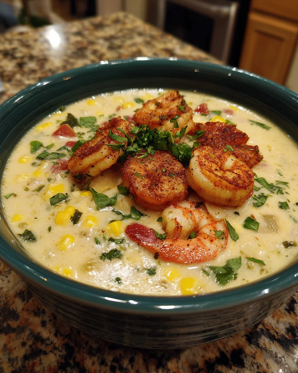 Lobster and Shrimp Corn Chowder
