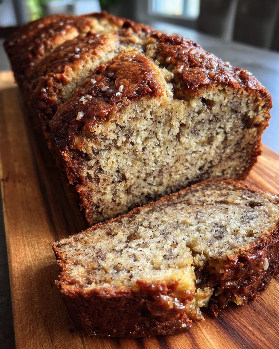 Salted Caramel Banana Bread