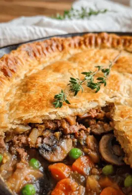 30-Minute Skillet Beef Pot Pie