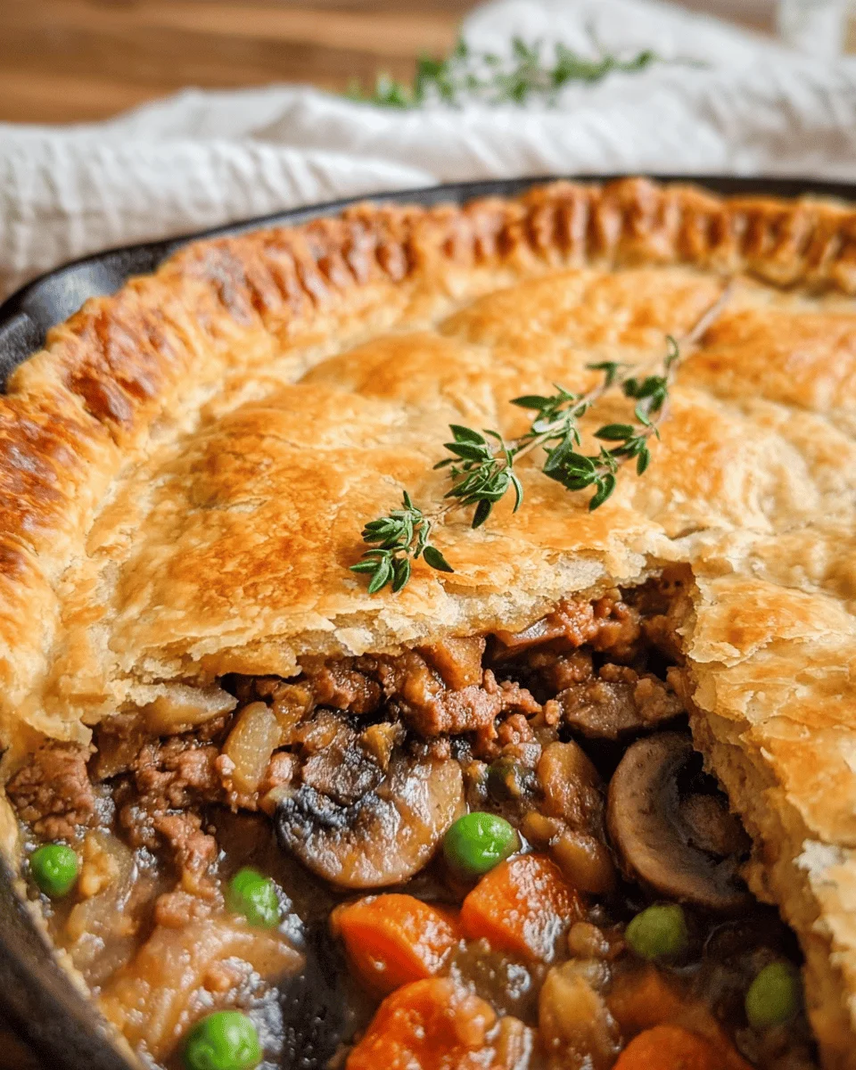 30-Minute Skillet Beef Pot Pie