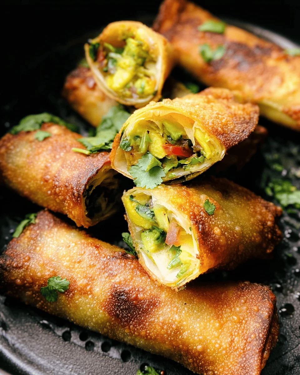 Air Fryer Avocado Egg Rolls