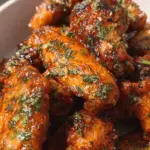 Air Fryer Garlic Parm Wings