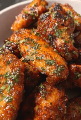 Air Fryer Garlic Parm Wings