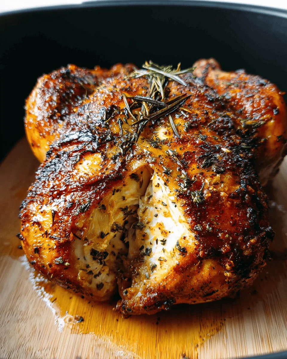 Air Fryer Whole Chicken
