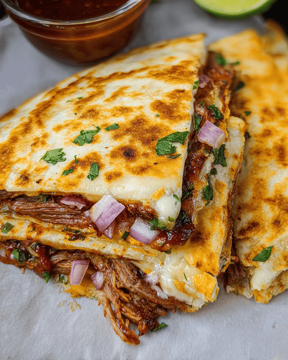 BBQ Brisket Quesadilla Recipe