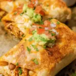 Baked Chicken Chimichanga