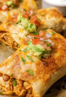 Baked Chicken Chimichanga