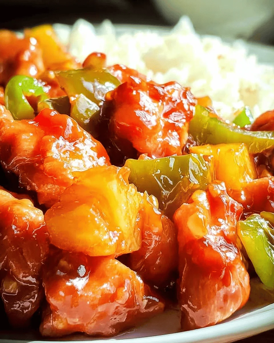 Baked Sweet and Sour Chicken