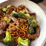 Beef and Broccoli Lomein