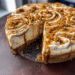Biscoff Cinnamon Roll Cheesecake