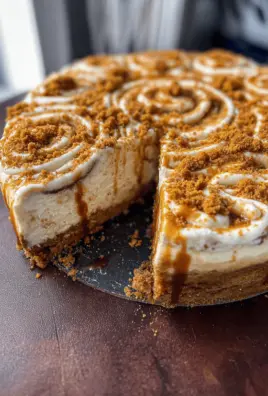 Biscoff Cinnamon Roll Cheesecake