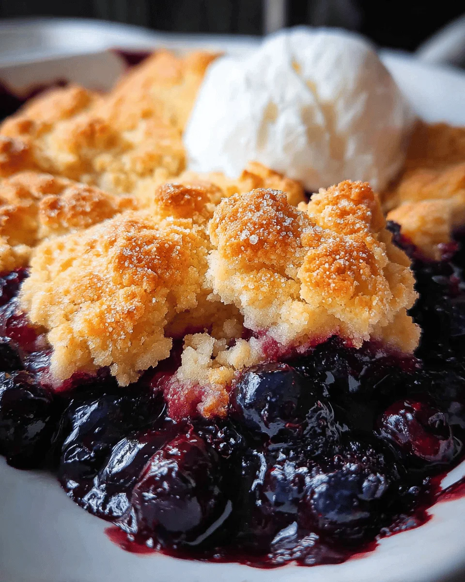 Blueberry Cobbler Recipe