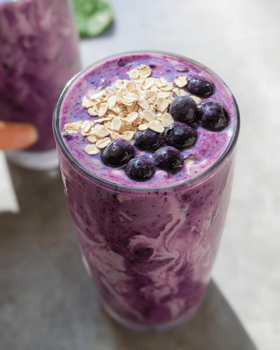Blueberry Spinach Smoothie