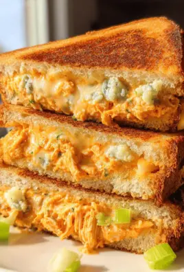 Buffalo Chicken Grilled Cheese