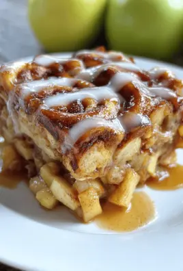 Caramel Apple Cinnamon Roll Lasagna