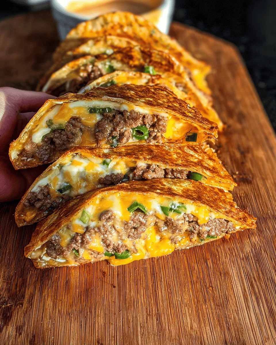Cheesy Beef Tortilla Burger with Epic Burger Sauce