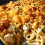 Cheesy Chicken Spaghetti Casserole