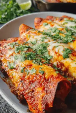 Cheesy Ground Beef Enchiladas