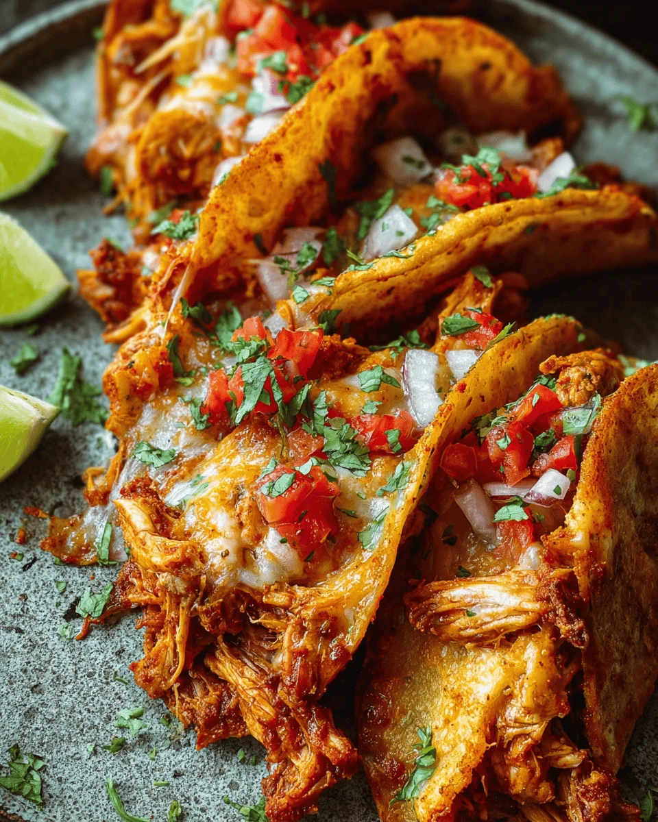 Chicken Birria Tacos