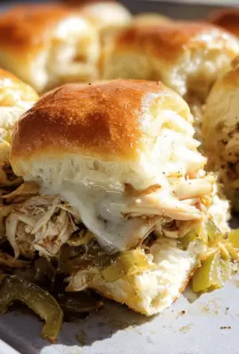 Chicken Philly Sliders