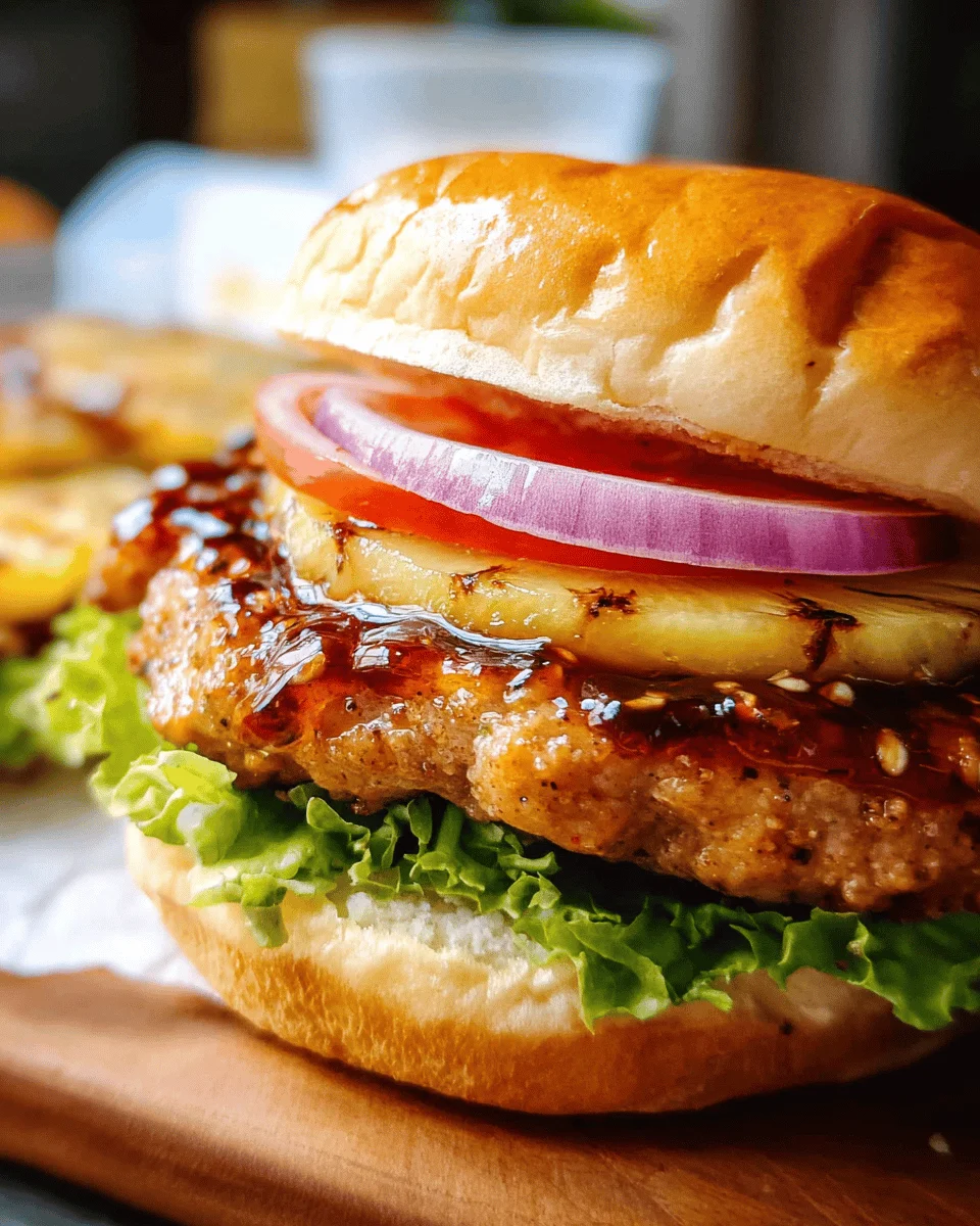 Chicken Teriyaki Burgers