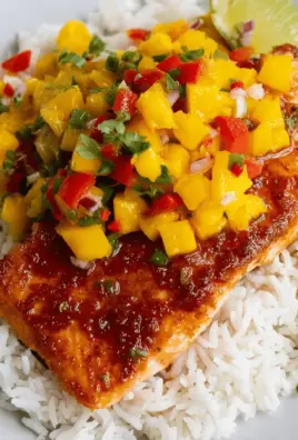 Chili Lime Salmon with Mango Salsa