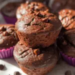 Chocolate Black Bean Blender Muffins {High Protein}