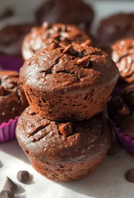 Chocolate Black Bean Blender Muffins {High Protein}