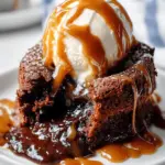 Chocolate Caramel Molten Lava Cakes