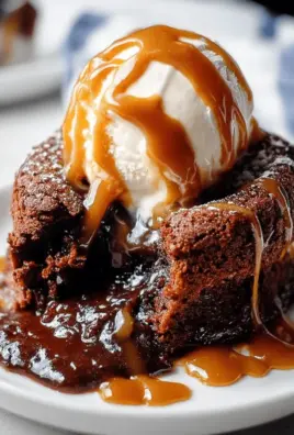 Chocolate Caramel Molten Lava Cakes