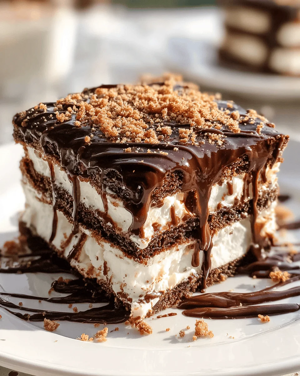 Chocolate Graham Cracker Icebox Cake