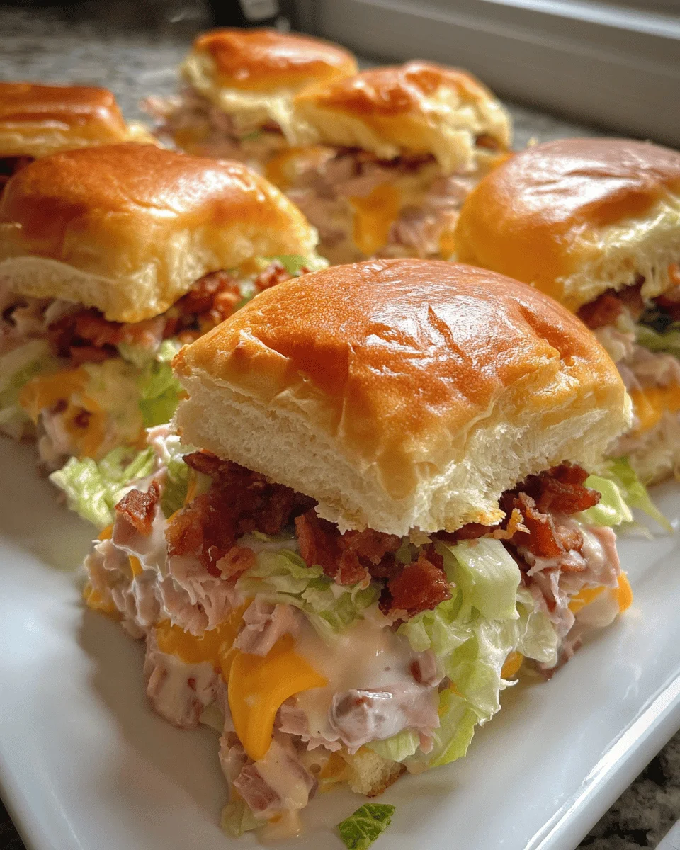 Chopped Club Sliders