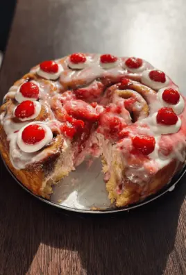 Cinnamon Roll Strawberry Cheesecake