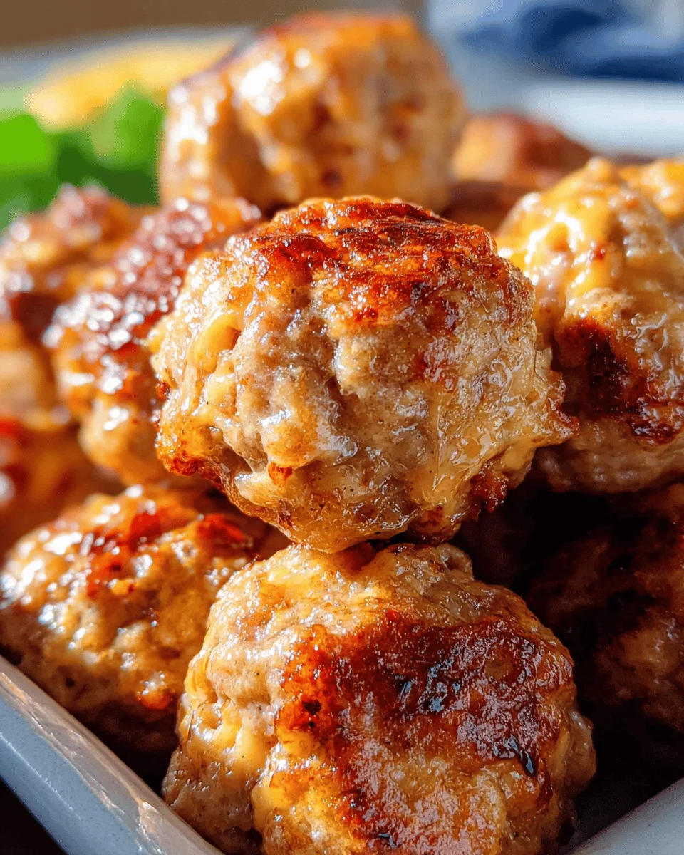 Cream Cheese Sausage Balls