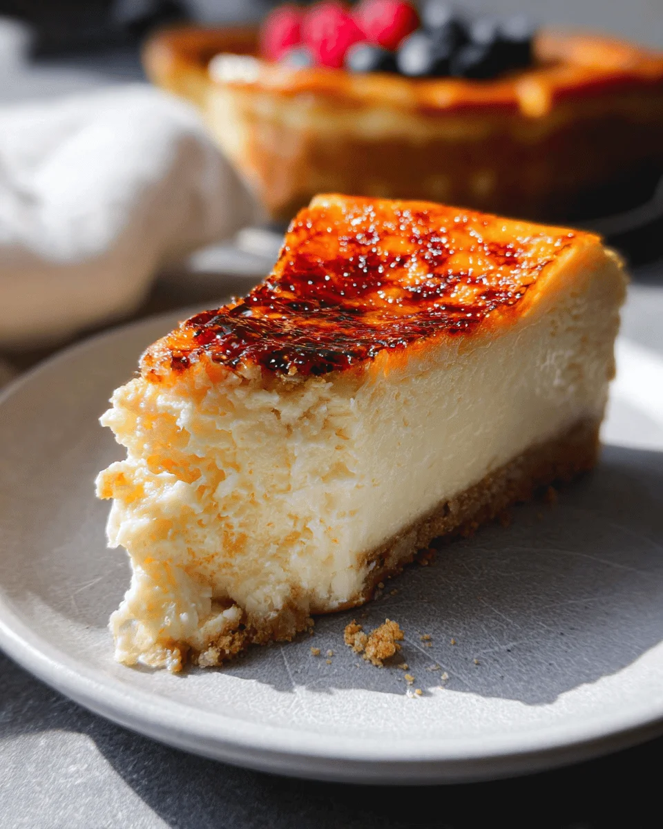 Creme Brulee Cheesecake
