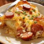 Crock Pot Pierogi and Kielbasa Casserole