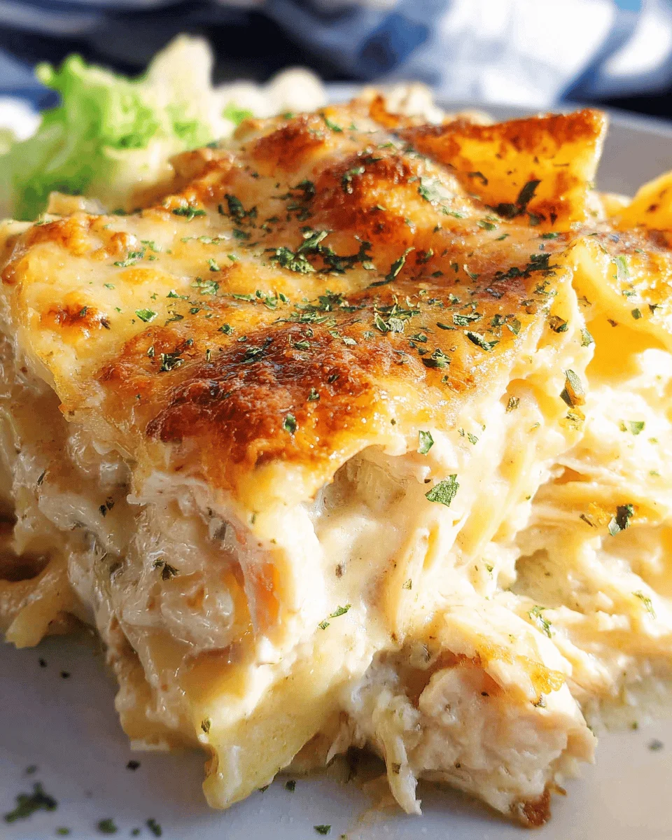 Crock Pot White Lasagna