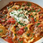 Crockpot Lasagna Soup Recipe