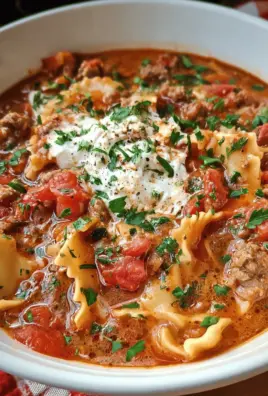 Crockpot Lasagna Soup Recipe