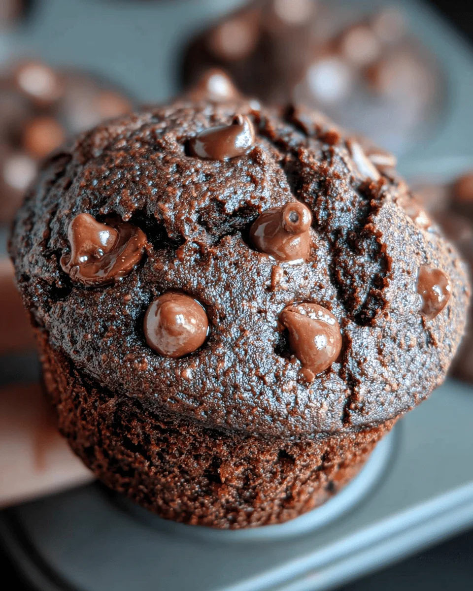 Double Chocolate Muffins Recipe