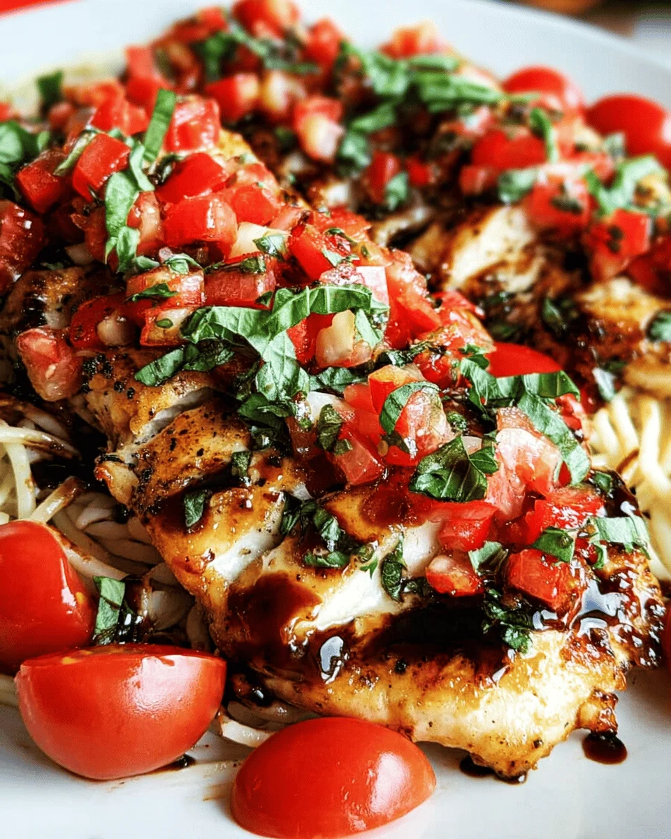 Easy Bruschetta Chicken Recipe
