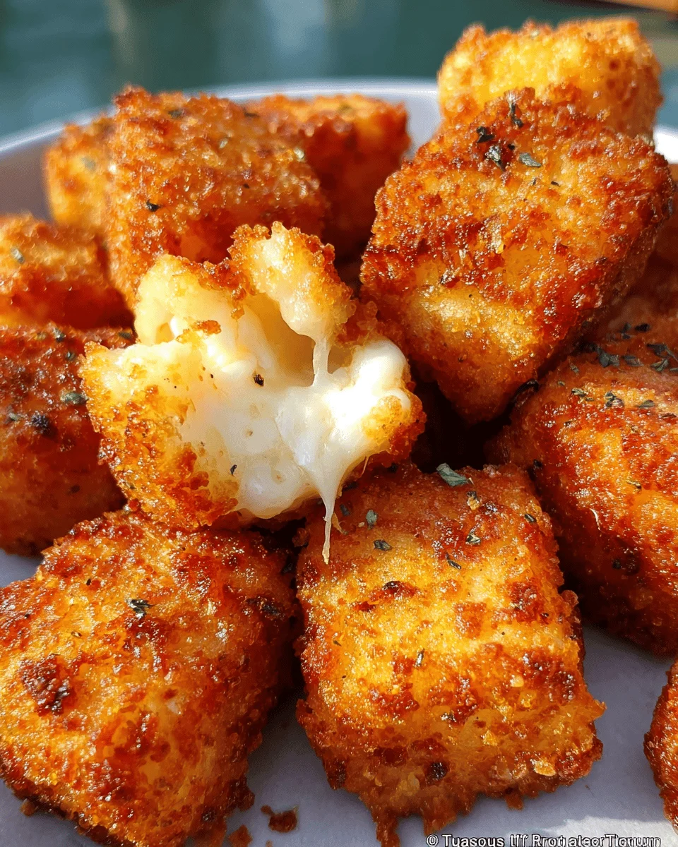 Easy Fried Cheese Bites