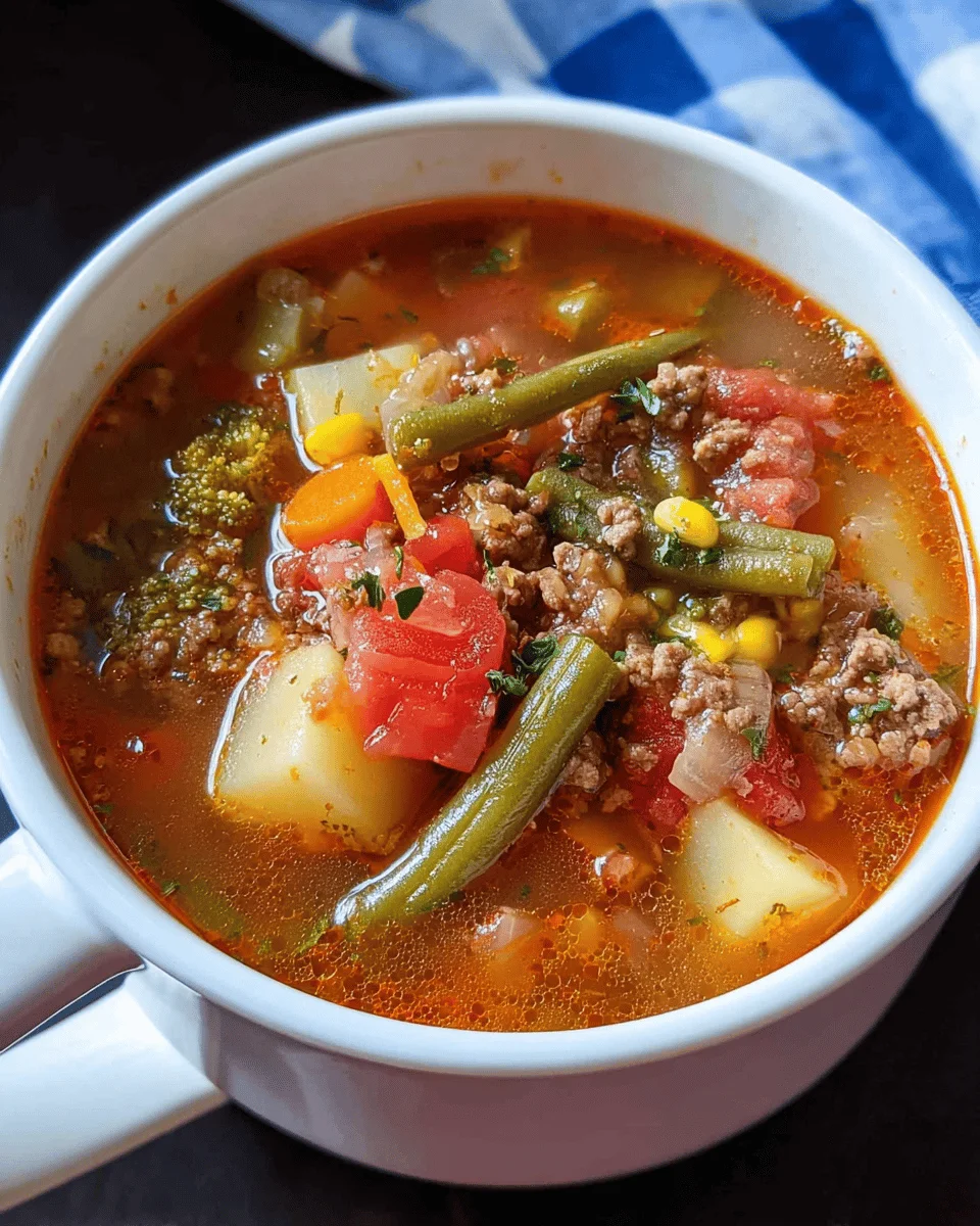 Easy Hamburger Soup