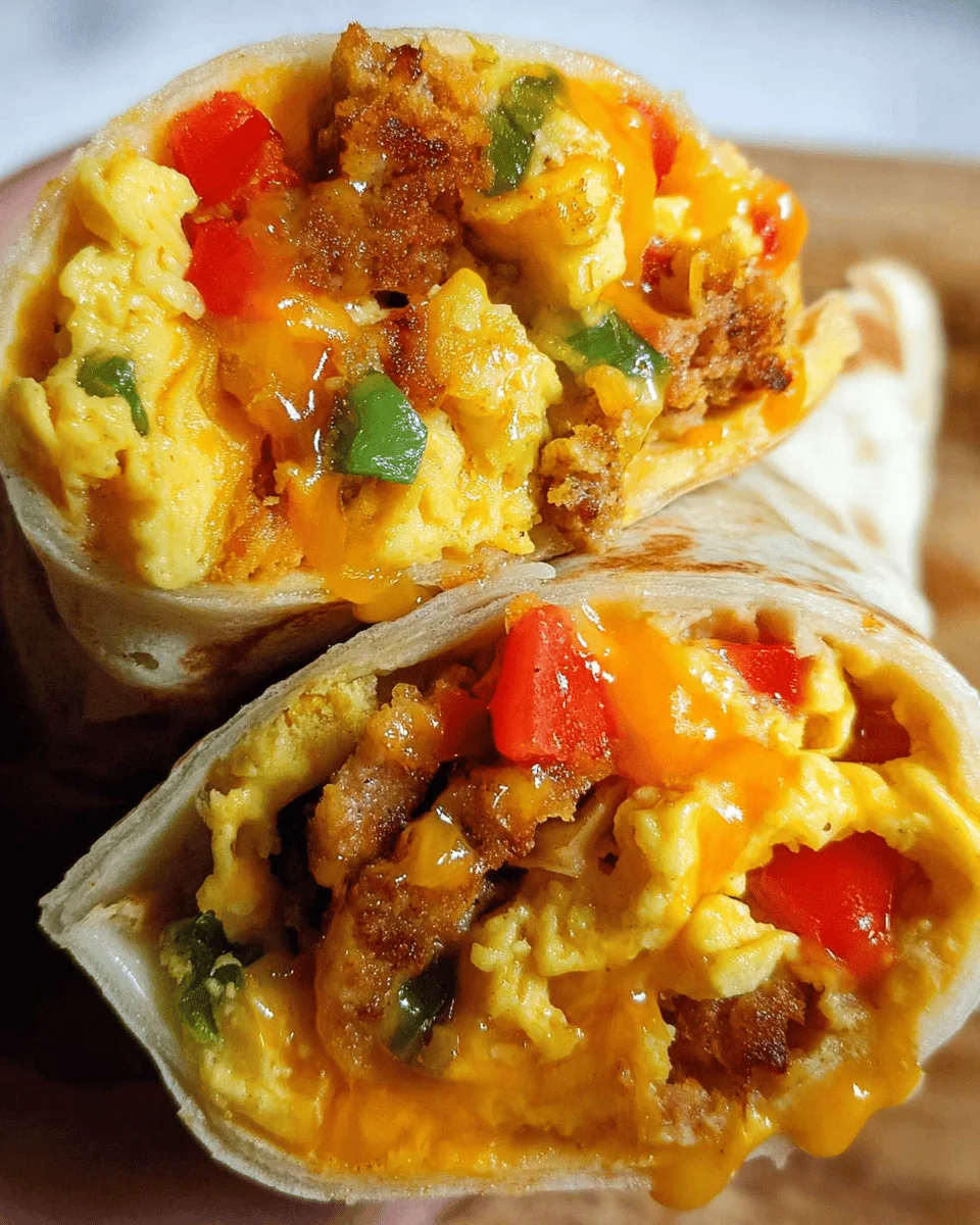Frozen Breakfast Burritos