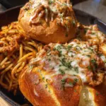 Garlic Butter Spaghetti Bowls