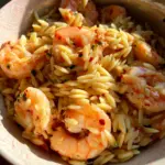 Garlic Shrimp Orzo