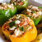 Greek Chicken Stuffed Peppers