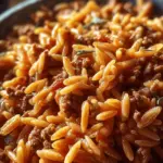 Ground Beef Orzo