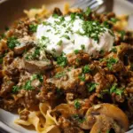 Ground Beef Stroganoff