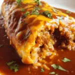 Ground Beef Wet Burrito